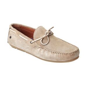 Base London Mens Brooks Driver Suede Boat Shoes / Sand